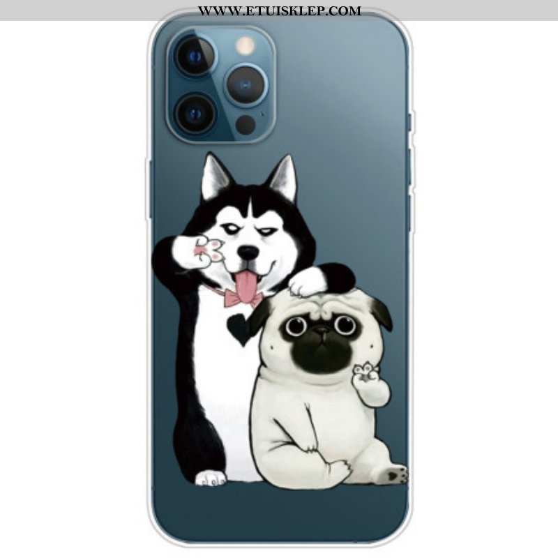 Etui do iPhone 14 Pro Śmieszne Psy